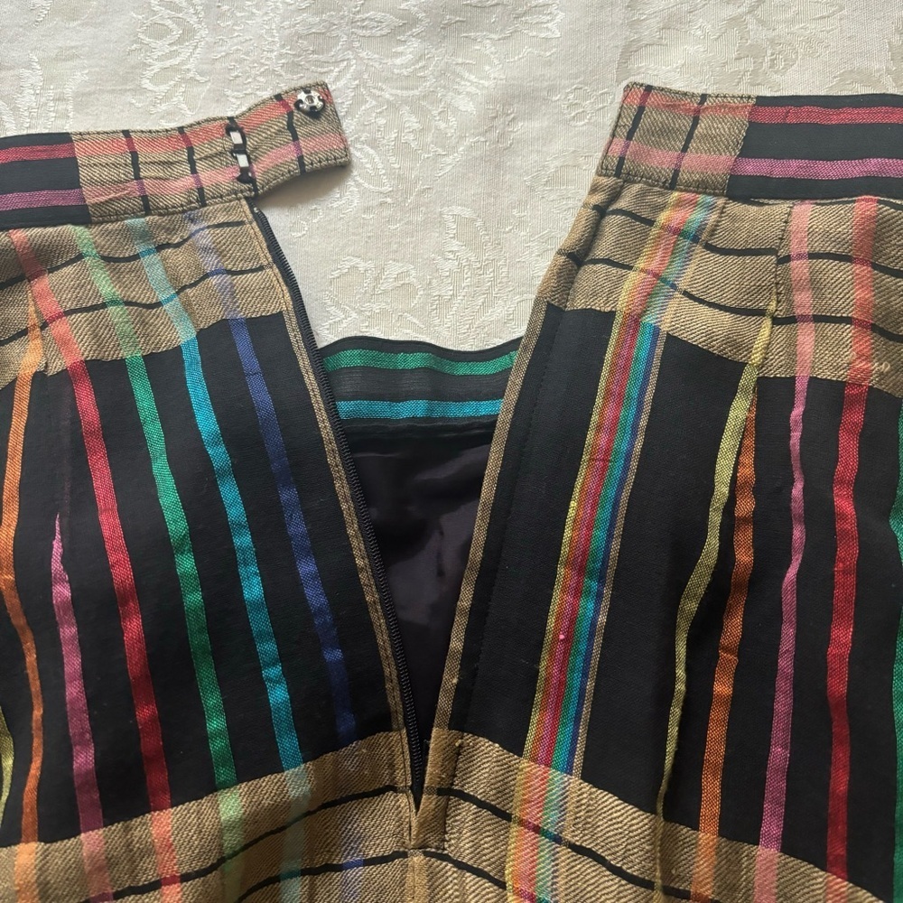❤️2/$15 or 3/$21❤️ Voice International Gauzy Faux Wraparound Skirt, Size XXS - Picture 8 of 10